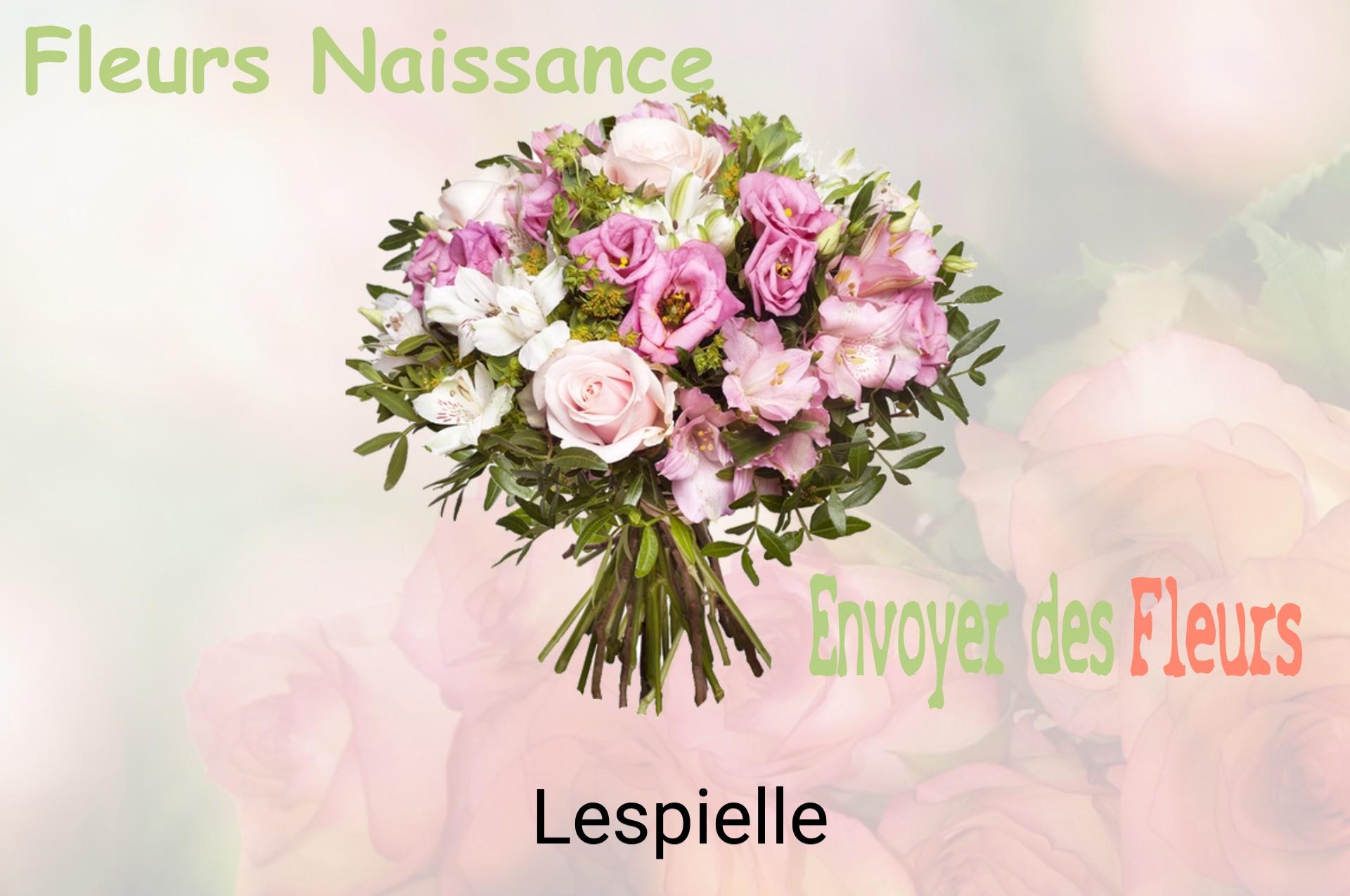 Bouquet de fleurs de naissance livré à Lespielle